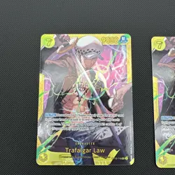 4x Playset One Piece TCG Trafalgar Law OP10-119 SEC English Royal Blood - Image 2