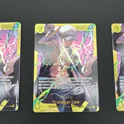 4x Playset One Piece TCG Trafalgar Law OP10-119 SEC English Royal Blood - Image 3
