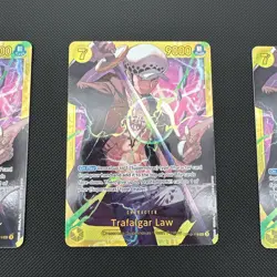 4x Playset One Piece TCG Trafalgar Law OP10-119 SEC English Royal Blood - Image 4