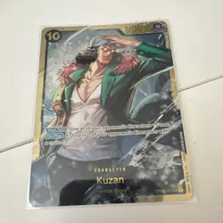 One Piece Kuzan OP02-121 Paramount War Secret Rare Foil Character 10 Cost 10000 - Image 1