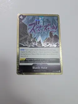 One Piece - Black Hole (Reprint Foil) - PRB-02 NM/M Condition - Image 1