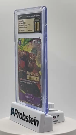 2024 One Piece Tour. Promo P-045 Roronoa Zoro Pre-Release Winner CGC 10 PRISTINE - Image 2