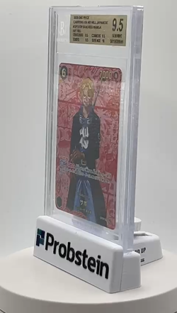 2025 One Piece Carrying on His Will JPN OP13120 Sabo Red Manga BGS 9.5 GEM MINT - Image 2