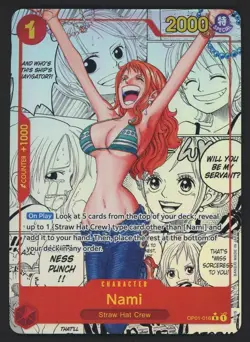 2024 One Piece PRB01 EN Manga Alternate Art #016 Nami - Image 1