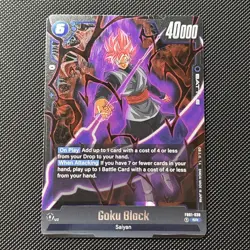 Dragon Ball Super Card Game Goku Black Awakened Pulse FB01-039 Regular Super... - Image 1