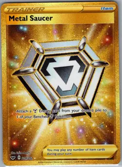 Metal Saucer 214/202 SWSH01: Sword & Shield Base Set - Pokemon Card - NM - Image 1