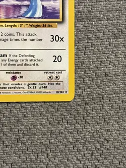 Pokemon TCG Dragonair Base Set Unlimited Rare Card 18/102 NM / LP Condition - Image 2