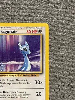Pokemon TCG Dragonair Base Set Unlimited Rare Card 18/102 NM / LP Condition - Image 3