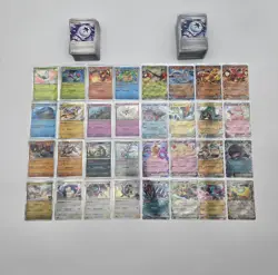 Pokemon Journey Together Complete Base Set 100% C/UC/R/DR and Rev-Holo 302 Cards - Image 1
