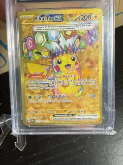 Pokemon Pikachu EX Surging Sparks 2024 SSP Secret Holo Card TCG 247/191 CGC 9 - Image 5