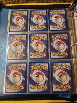 Pokemon Collection Binder Vintage Lot of Cards Holos Rares WoTC Shadowless Etc - Image 5