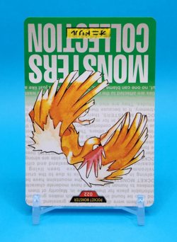 Pokemon Card Japanese - Fearow No. 022 - Bandai Carddass - Green - Image 2
