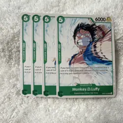 Bandai Monkey.D.Luffy OP07-033 Character x4 One Piece Card Game English - Image 2