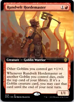 Rundvelt Hordemaster (Extended Art) Dominaria United, 409 NM - Image 1