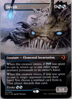 Deceit (Borderless) 293 Lorwyn Eclipsed NM MTG - Image 1