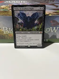 MTG Bloomburrow Legendary Creature Maha, It’s Feathers Night NM/M Condition - Image 1