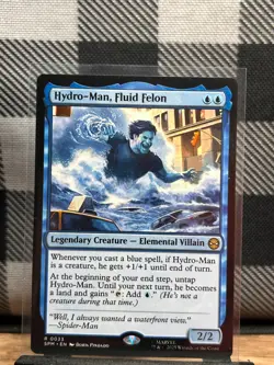 MTG TCG: Hydro-Man, Fluid Felon 33, Marvel's Spider-Man - Image 1