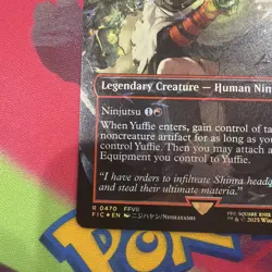 Yuffie, Materia Hunter (Borderless) (Chocobo Track Foil) - 470 - Commander: F... - Image 5