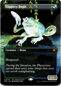 Slippery Bogle (Borderless) - [Special Guests] Magic MTG NM 🌳💧 - Image 3