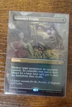 IN HAND FOIL Assassin's Trophy - Borderless - Double Masters 2022 - MTG 2X2 - Image 1