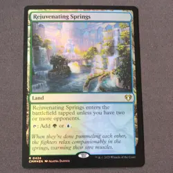 Rejuvenating Springs FOIL 424 MTG Commander Masters Rare NM - Image 1