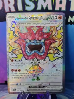 Pokemon TCG - Hearthflame Mask Ogerpon EX 192/167 - Twilight Masquerade 2024 NM+ - Image 1