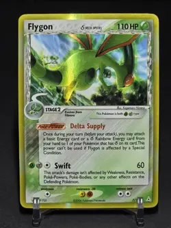 Pokemon TCG Flygon Delta Species 7/110 - EX Holon Phantoms - Holo Rare - MP - Image 2
