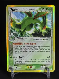 Pokemon TCG Flygon Delta Species 7/110 - EX Holon Phantoms - Holo Rare - MP - Image 3