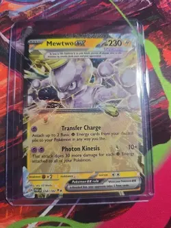 Pokemon TCG Mewtwo EX 058/182 Scarlet & Violet: Paradox Rift Holo Ultra Rare - Image 1