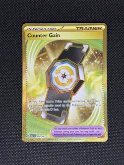 Pokemon TCG COUNTER GAIN 249/191 SV Surging Sparks Hyper Rare - Image 1