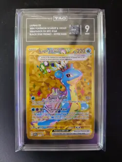 LAPRAS EX GOLD HOLO BLACK STAR PROMO - SVP 164 - Pokemon TCG S&V TAG 9 - Image 1
