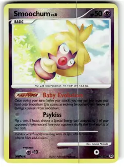 Pokemon Secret Wonders 67/132 Smoochum Reverse Holo LP - Image 1