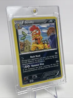 ERRORU Pokemon TCG : Scrafty - 74/99 - Next Destinies - Holo Rare - NM - Image 2