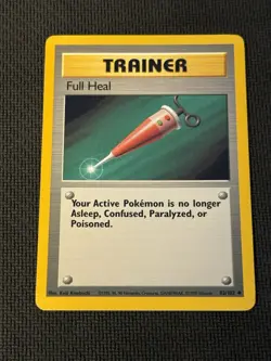 Full Heal 82/102 - Pokemon Base Set Unlimited 2 - Image 1