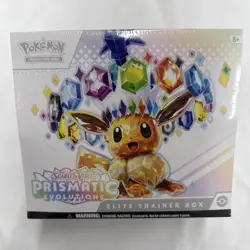 Pokemon Scarlet & Violet: Prismatic Evolutions ETB Sealed Elite Trainer Box - Image 1
