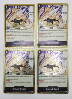 Ground Death One Piece OP14-096 R The Azure Sea's Seven ENGLISH Playset NM - Image 1