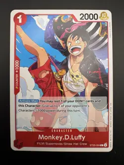 Monkey D Luffy ST23-004 | One Piece TCG: ST23 Red Shanks English — Mint - Image 1