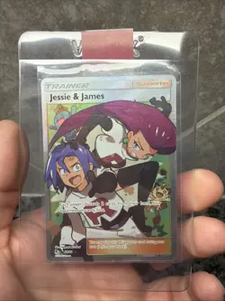 Pokemon TCG Jessie & James Full Art Ultra Rare Card 68/68 Hidden Fates NM - Image 1