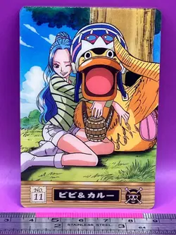 Nefeltari Vivi Karoo 11 One Piece King of Pirates Gummy Card 2002 BANDAI #157 - Image 3