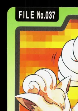 Vulpix NO. 037 Bandai Carddass Series 3-4 LP Japanese Pokemon Card TCG - Image 2
