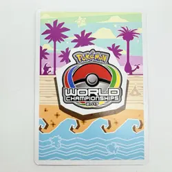 Pokemon TCG TAPU LELE GX 60/145 Kabu Fukase 2017 World Championships LP Card - Image 2