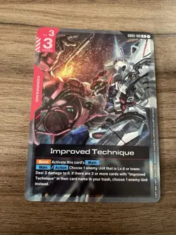 Improved Technique GD03-109 R Gundam Card Game Steel Requiem - Image 1