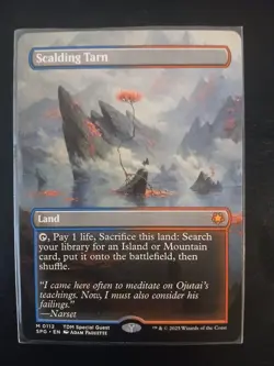 Scalding Tarn (Borderless) Special Guests MTG #112 - Tarkir Dragonstorm - NEW - Image 1