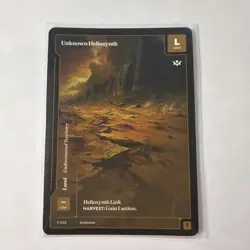 Wonders of the First MK 5 Token FOIL Unknown Heliosynth Land T-027/T-031 - Image 2