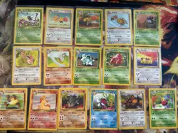 COMPLETE Jungle Unlimited Common and Uncommon 32 Card Set Pokemon LP/MP - Image 1