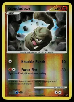 Pokemon Card - Geodude Supreme Victors 105/147 Common Reverse Holo - Image 1