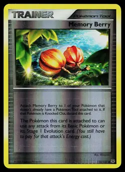 Pokemon Card - Memory Berry Platinum 110/127 Uncommon Reverse Holo - Image 1