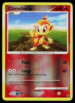 Pokemon Card - Chimchar Majestic Dawn 56/100 Reverse Holo - Image 1
