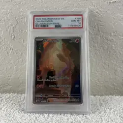 2023 POKEMON MEW EN-151 ILLUSTRATION RARE #168 CHARMANDER PSA 10 Free GIFT - Image 1