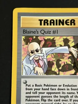 Pokemon TCG Blaine's Quiz #1 97/132 Gym Challenge 1st Edition LP - Image 4
